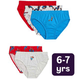 M&S Pure Cotton Spider-Man Briefs Multi 6-7 Years Children's Briefs