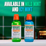 The Breath Co. Icy Mint Alcohol Free Mouthwash 500ml (British brand)