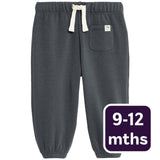 M&S Tommy Plain Jogger Baby Joggers Charcoal 9-12 Months