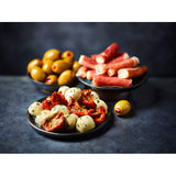 M&S slow roasted tomatoes and mozzarella antipasti 196g, imported from the UK