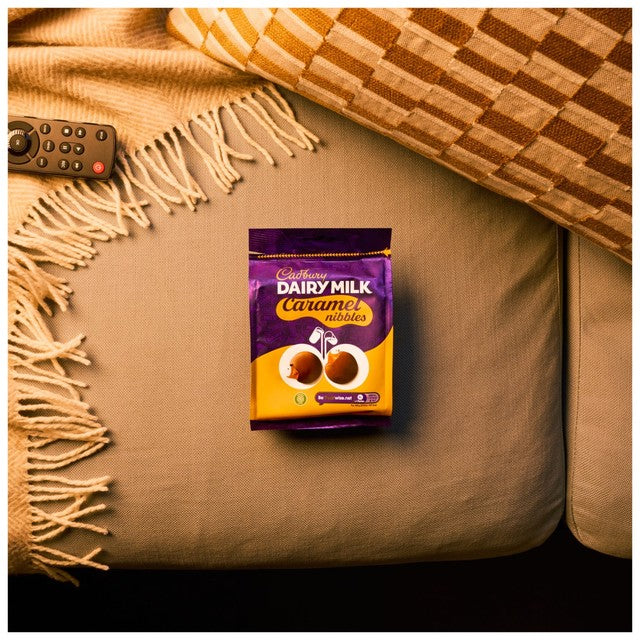 Cadbury Caramel Nibbles milk chocolate bites 100g - British product
