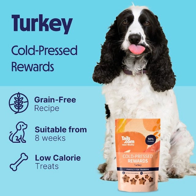 Tails turkey dog treats 70g (British brand)
