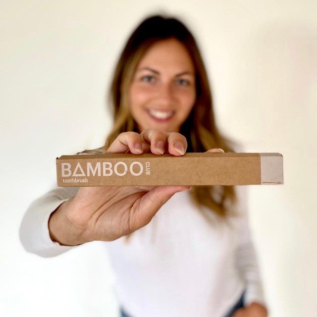 Bamboo Club White Adult Toothbrush - British product