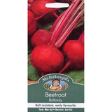 Mr Fothergill's Beetroot Boltardy vegetable seeds, imported from the UK