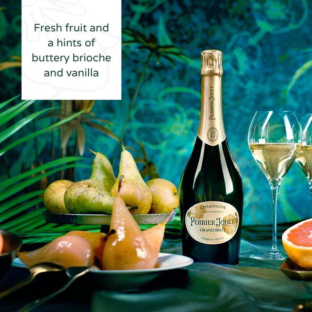 Perrier-Jouet Champagne Grand Brut Non-Vintage Half Bottle, imported from the UK