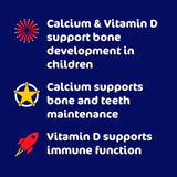 Haliborange calcium and vitamin D strawberry softies 60 per pack, UK version