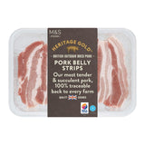 M&S Heritage Gold British Outdoor Bred Pork Belly Strips 480g