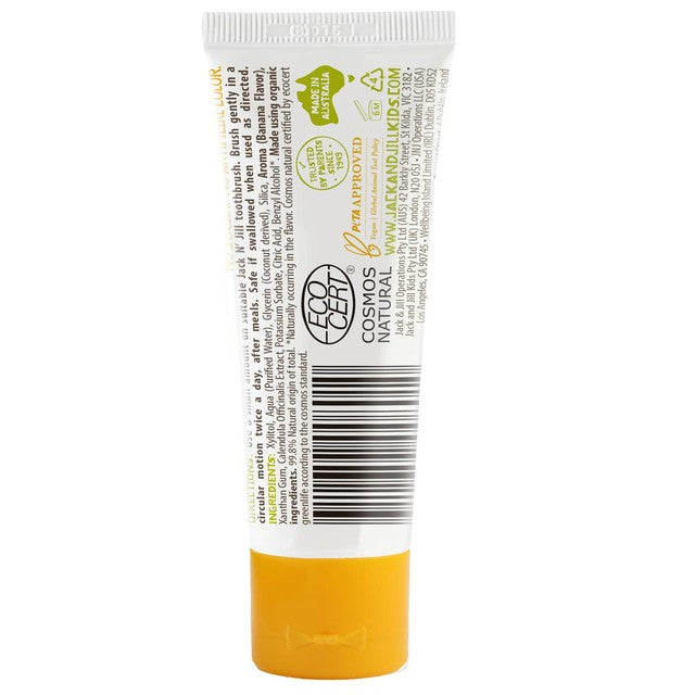 Jack N' Jill Natural Toothpaste Banana 50g, UK version