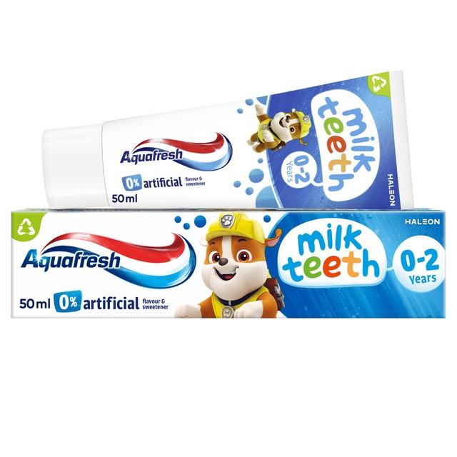 Aquafresh Paw Patrol Milk Teeth Toothpaste 50ml - British product