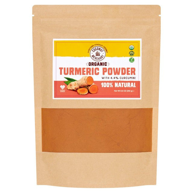 CM Naturals organic turmeric powder 250g - British product