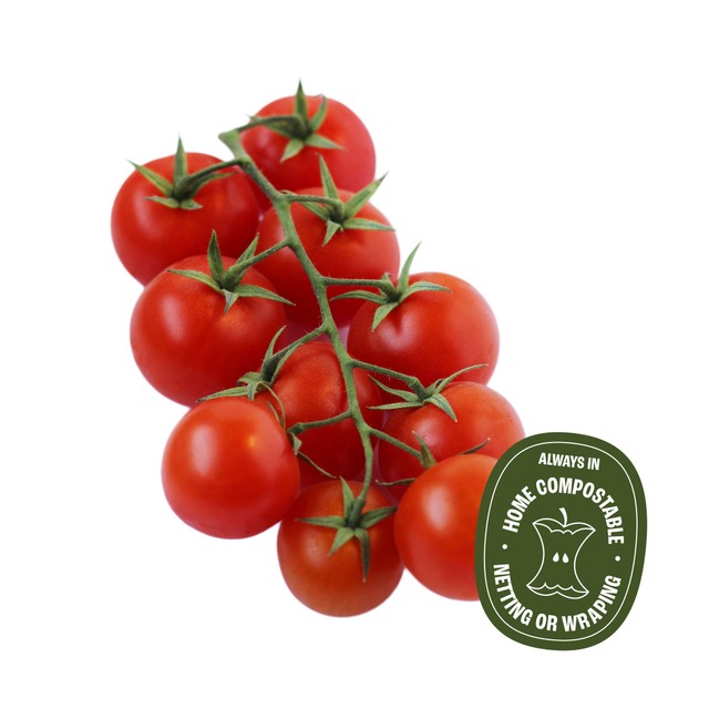 Wholegood cherry tomatoes on the vine 225g (British brand)