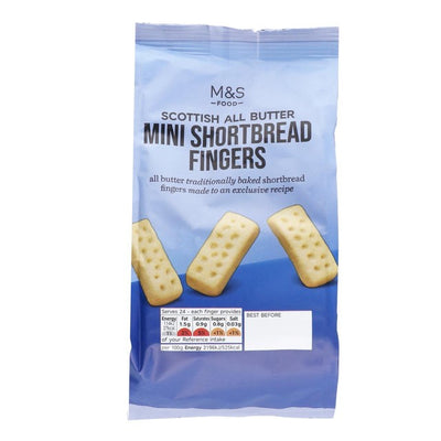 M&S All Butter Mini Scottish Shortbread Fingers Biscuits 125g