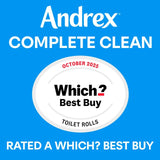 Andrex Complete Clean Toilet Roll 12 packs - British product
