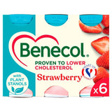 Benecol Cholesterol Lowering Strawberry Yogurt Drink 6 x 67.5g