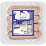 Ocado gluten-free British pork sausages 454g, imported from the UK