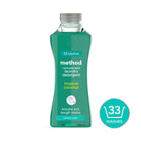 Method Tropical Coconut laundry liquid 990ml, imported from the UK