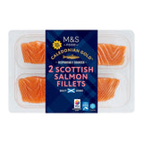M&S Scottish 2 Salmon Fillets Skin On 240g