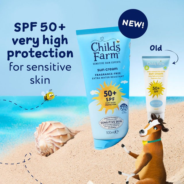 Childs Farm SPF 50+ Sun Cream 100ml - British product