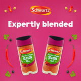 Schwartz Season All salt paprika pepper seasoning jar 70g (British brand)