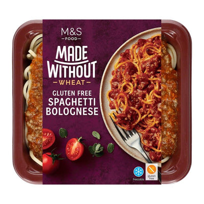 M&S Made Without Wheat Gluten Free Spaghetti Bolognese 400g Ready Meal