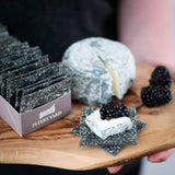 Peter's Yard Rye & Charcoal Sourdough Crackers 90g, imported from the UK