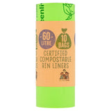 Eco Green Living Certified Compostable 60L Large Bin Bags