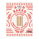 M&S Baked Salted Pretzel Sticks 150g
