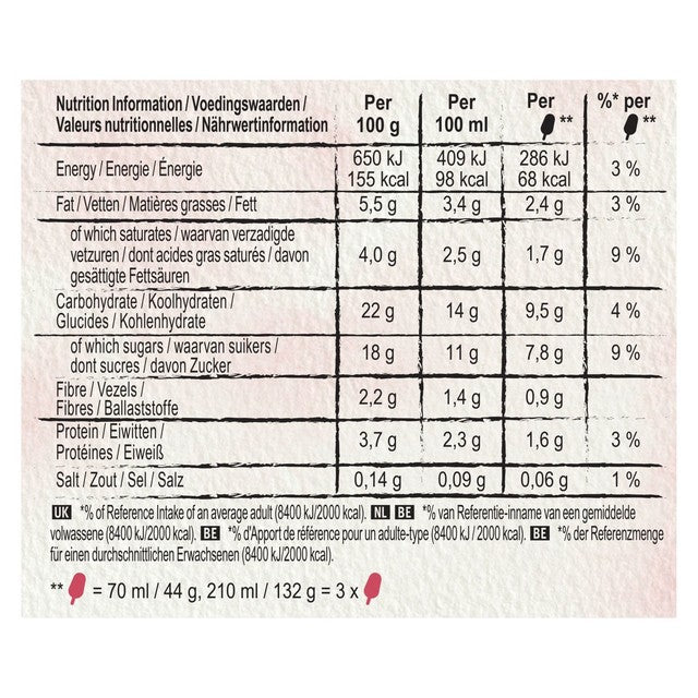 Wall's Guuud raspberry ice cream sticks 3 x 70ml, UK version