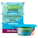 John West No Drain Tuna Steak with Brine 3x110g, UK version