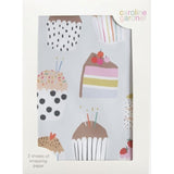 Caroline Gardner Rainbow Cupcakes Wrapping Paper 50cm x 70cm