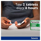 Sudafed Mucus Relief Triple Action Cold & Flu Tablets 16 tablets (British brand)