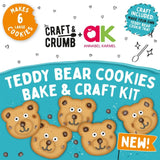 Craft & Crumb Teddy Bear Biscuits Bake & Craft Kit 255g