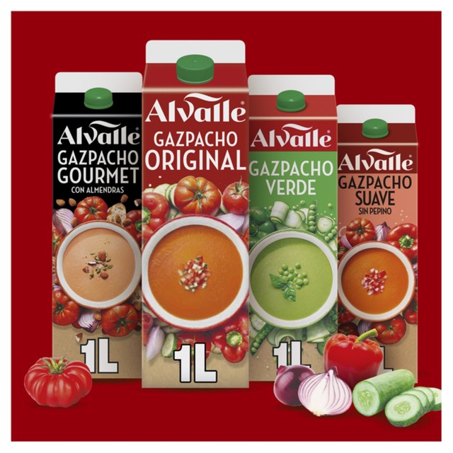 Alvalle Gazpacho Original chilled vegetable soup 500ml - British product