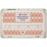 Ocado Mixed Weight Free Range Eggs 15 pack