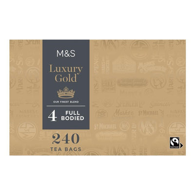 M&S Luxury Gold Tea Bags Assam Blend 240 Pack