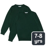 M&S unisex children's cotton jumper 2-pack size 7-8 years, imported from the UK