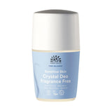 Urtekram fragrance-free crystal deodorant for sensitive skin 50ml, imported from the UK