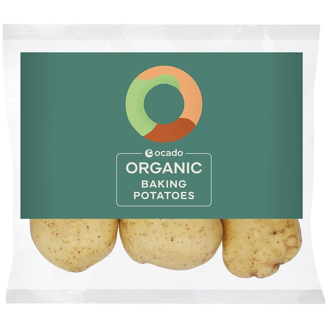 Ocado Organic Baking Potatoes 1kg, imported from the UK