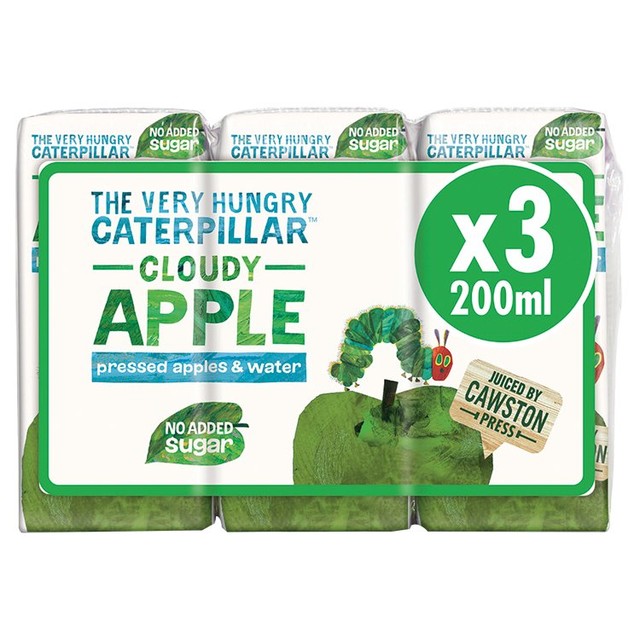 Cawston Press cloudy apple juice drink 3 x 200ml - British product