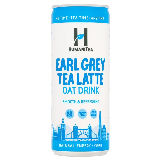 HumaniTea Tea Latte Earl Grey Oat 250ml, UK version