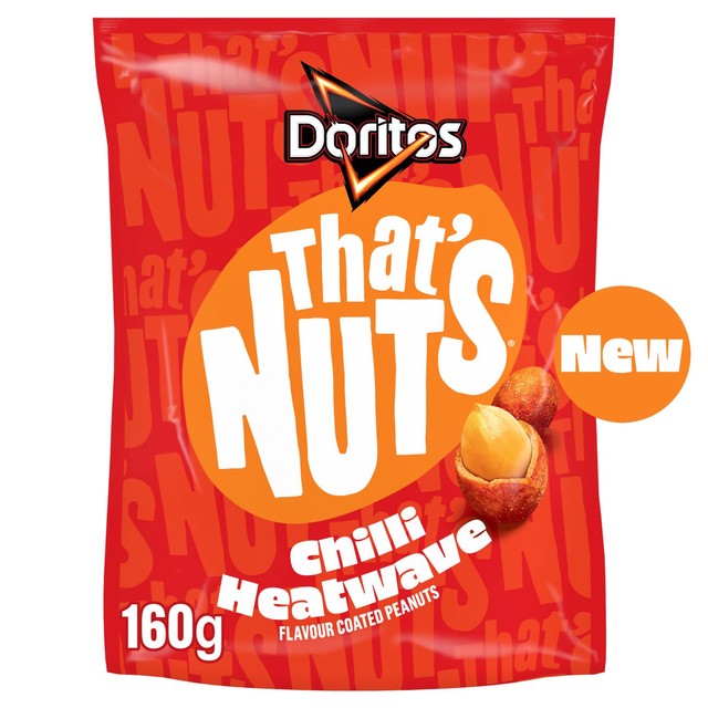 That's Nuts Doritos Chilli Heatwave coated peanuts 160g (British brand)