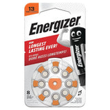 Energizer hearing aid batteries size 13 8-pack - British product