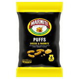 Marmite & Cheese Puffs Maize Snacks Multipack 6 x 16g