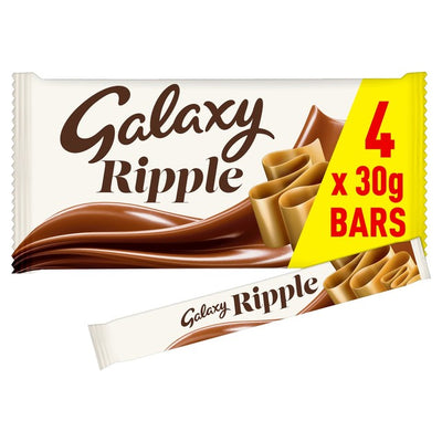 Galaxy Ripple Milk Chocolate Bars 120g