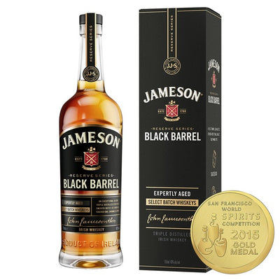 Jameson Black Barrel Blended Irish Whiskey 70cl