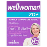Vitabiotics Wellwoman 70+ vitamin tablets 30 pack (British brand)