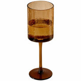 M&S brown hammered wine glasses set of 4, imported from the UK