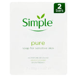 Simple Pure Soap Bar 2 x 100g