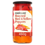 Cooks & Co Roasted Red and Yellow Peppers Pickled Peppers 460g