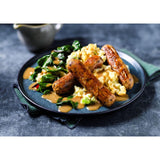 M&S vegan mushroom sausages 300g, imported from the UK